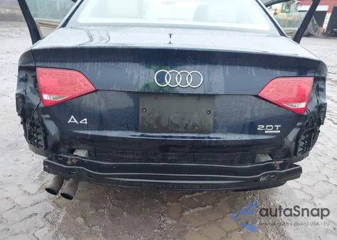 2011 Audi A4 2.0T Premium from USA, damaged, VIN WAUFFAFL6BN011457